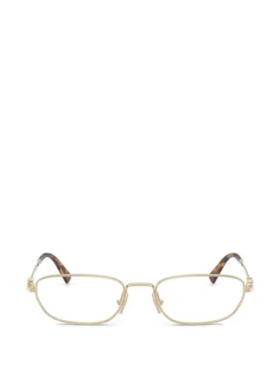 Miu Miu 기하학 메탈 선글라스