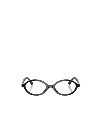 MIU MIU MIU MIU EYEWEAR OVAL-FRAME GLASSES
