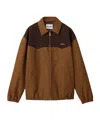 Miu Miu Collared Jacket Two Tone Elasticated Design In Multi