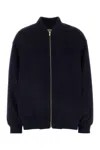 Miu Miu Velour Bomber Jacket Front Pockets