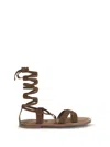 Miu Miu Gladiator Leather Sandals