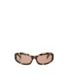 Miu Miu Glimpse Sunglasses In Nude