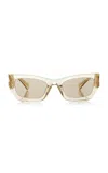 Miu Miu Glimpse Cat-eye Sunglasses In Green