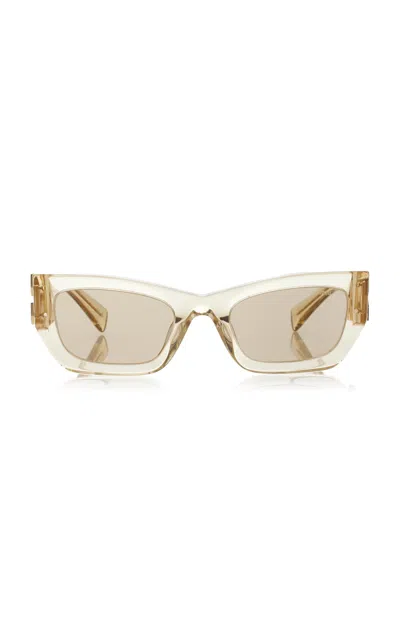 Miu Miu Glimpse Square-frame Acetate Sunglasses In Green