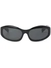 Miu Miu Acetate Square Mua03s Sunglasses In Black