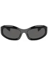 Miu Miu Glimpse D-frame Acetate Sunglasses In Black