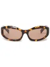 Miu Miu Glimpse Sunglasses In Brown