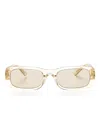 Miu Miu Glimpse Sunglasses In Neutrals