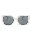 Miu Miu Glimpse Sunglasses In White