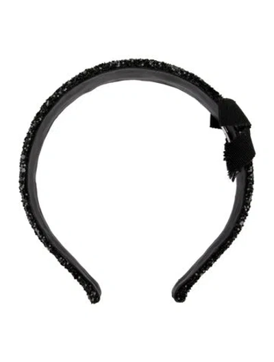 Pre-owned Miu Miu Glitter Headband In Multi
