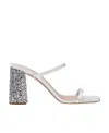 Miu Miu Silk Women's Sandal In White