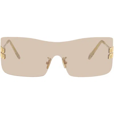 Miu Miu Gold Logo Hardware Sunglasses