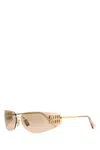 Miu Miu Woman Sunglasses Mu A51s In Gold