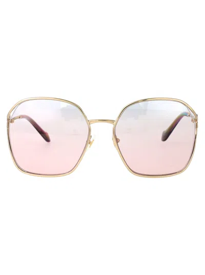 Miu Miu Gold Metal Sunglasses
