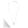 Miu Miu Pendant Necklace In Gold