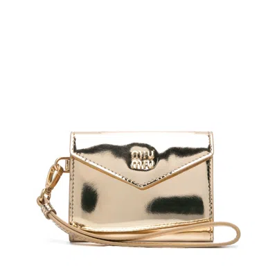 Miu Miu Gold Wallets & Purses Women