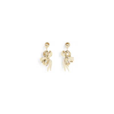 MIU MIU GOLDEN DROP EARRINGS