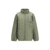 Miu Miu Goose Down Puffer Down Jacket In Green