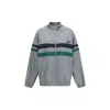 Miu Miu Gray Polyester Shell Jacket In Gray