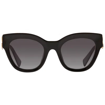 Miu Miu Grey Cat Eye Ladies Sunglasses Mu 01ys 1ab5d1 51 In Black