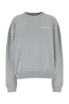 Miu Miu Grey Cotton Oversize Sweatshirt