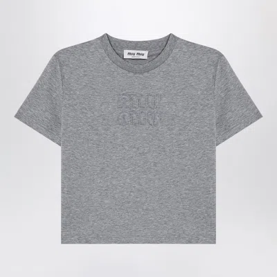 Miu Miu T-Shirt グレー