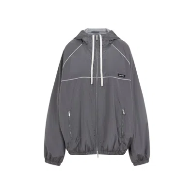 Miu Miu Grey Polyester Jacket