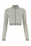 Miu Miu Zip In Grey