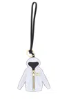 Miu Miu Grey Suede Keyring