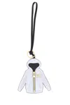 Miu Miu Grey Suede Keyring