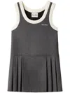Miu Miu Grisaille Mini Dress In Ardesia