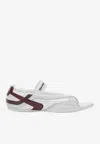 Miu Miu Fabric And Suede Gymnasium Ballet Flats