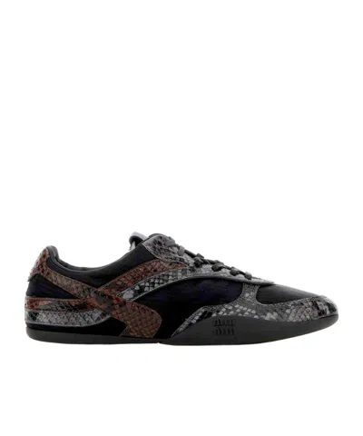 MIU MIU MIU MIU GYMNASIUM LACE-UP SNEAKERS
