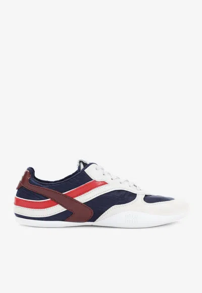 MIU MIU GYMNASIUM LOW-TOP SNEAKERS