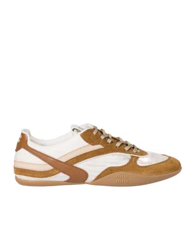 MIU MIU MIU MIU LOW-TOP SNEAKERS