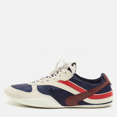 Pre-owned Miu Miu Gymnasium Size 42 Multicolor Fabric And Suede Low Top Sneakers