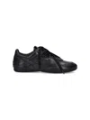 Miu Miu Gymnasium Lace-up Sneakers In Black