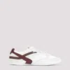 Miu Miu Women Two-tone Tech Fabric And Suede Gymnasium Sneakers In White