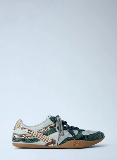 Miu Miu Gymnasium Sneakers In Multi