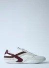 Miu Miu Women Two-tone Tech Fabric And Suede Gymnasium Sneakers In White