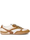 Miu Miu Gymnasium Sneakers In Technical Fabric And Suede In Multi