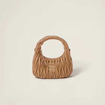 Miu Miu H26 Shoulder Bag In Caramel
