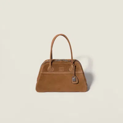 Miu Miu H26 Top Handle Bag In Brown
