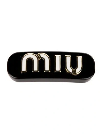 Pre-owned Miu Miu Hair Clip In Multi