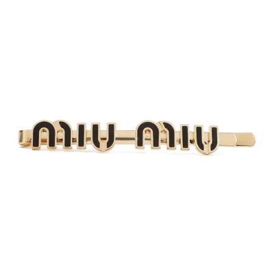 Miu Miu Hair Clip Women In Black