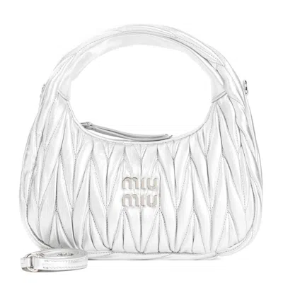 Miu Miu Wander Matelassé Hobo Bag