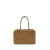 Miu Miu Beige Suede Handbag