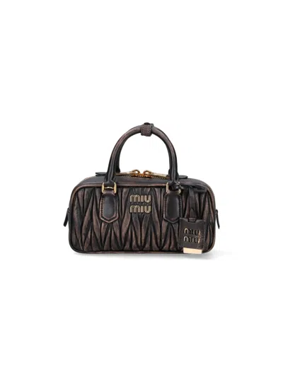 Miu Miu Handbag "arcadie" In Brown