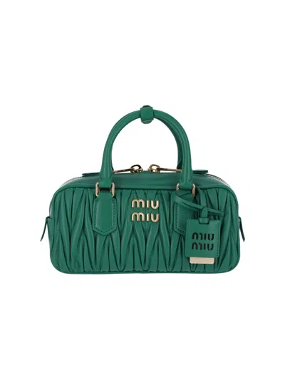 Miu Miu Handbag "arcadie" In Green