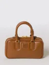 Miu Miu Arcadie Regular Cognac Coloured Top Case Women In Brown